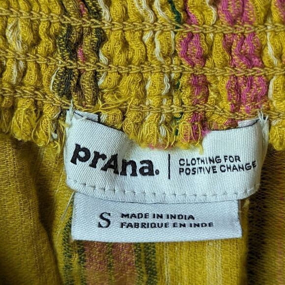 pRana Summer Tank Little Palm Cami sz S in Leapfrog Stripe - Picture 7 of 11